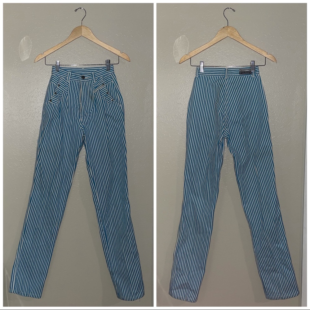 Rockies 24/0 Teal/White Striped Pants